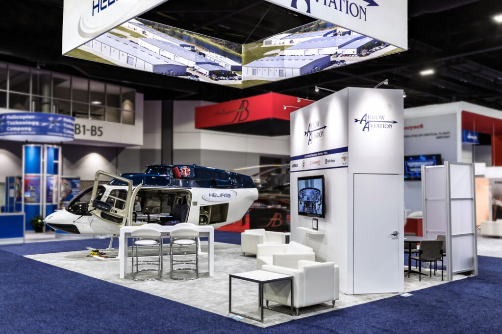 An image of a convention booth at the Georgia World Congress Center in Atlanta by Atlanta Commercial Photographer Karen Images