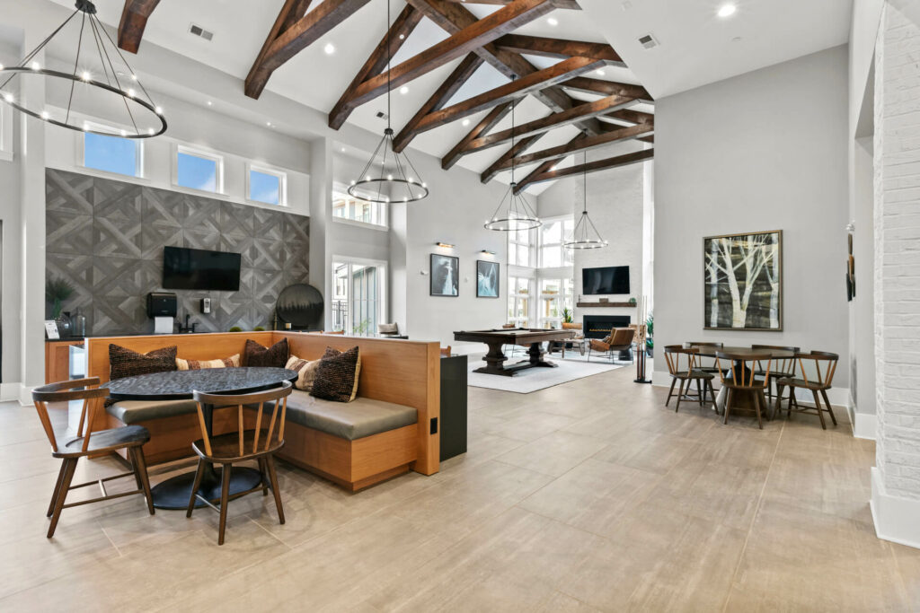 loung area at crofthouse photographed on a sunny day by architectural photographer karen images