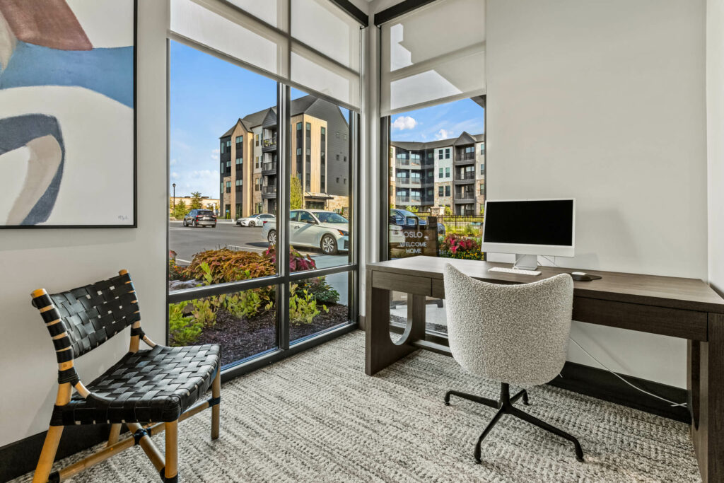 a co-working space at the oslo photographed by architectural photographer karen images