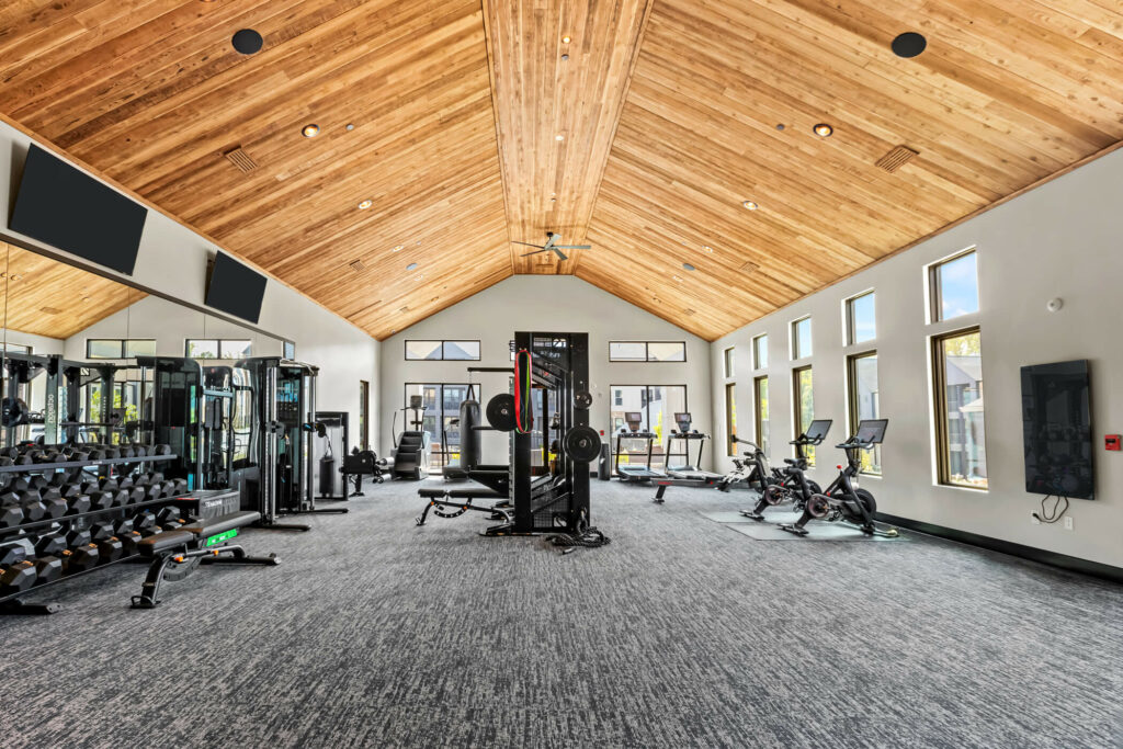 oslo exercise room by architectural photographer karen images