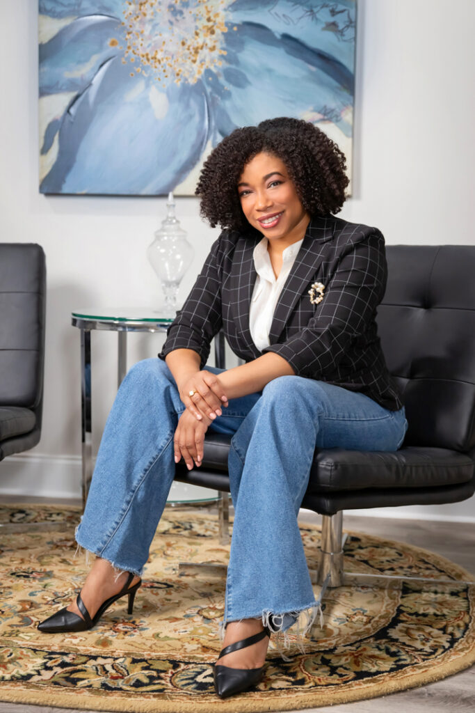 Professional portrait headshot of the Harmony Consulting founder, photographed by Karen Images.